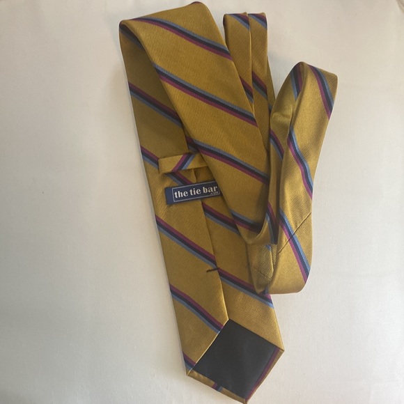 The tie bar 100% silk tie - Picture 2 of 5